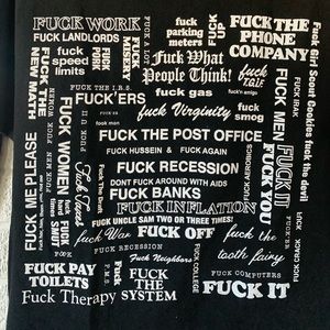 Funny dark humor f word everything t shirt